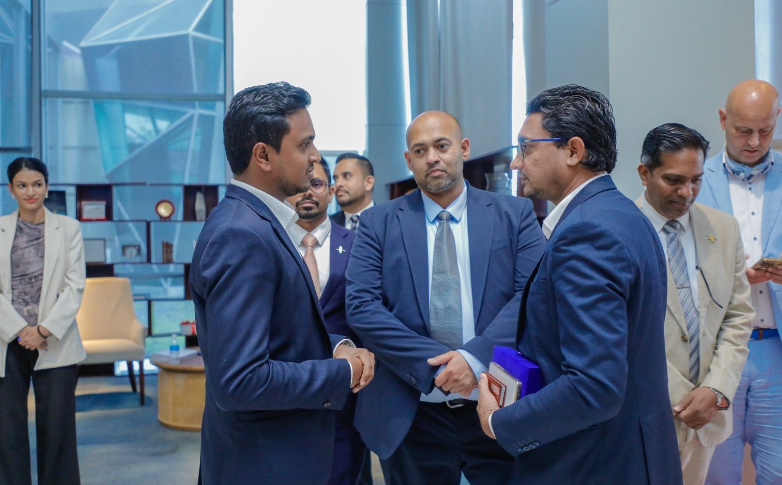 Belgian and Sri Lankan business leaders in conversation